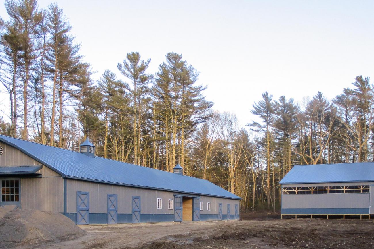 Metal Horse Barn