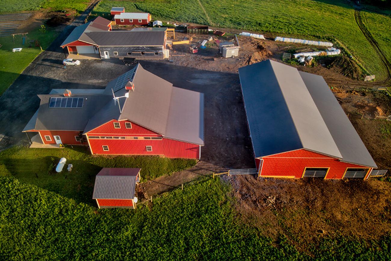 Aerial Farm View