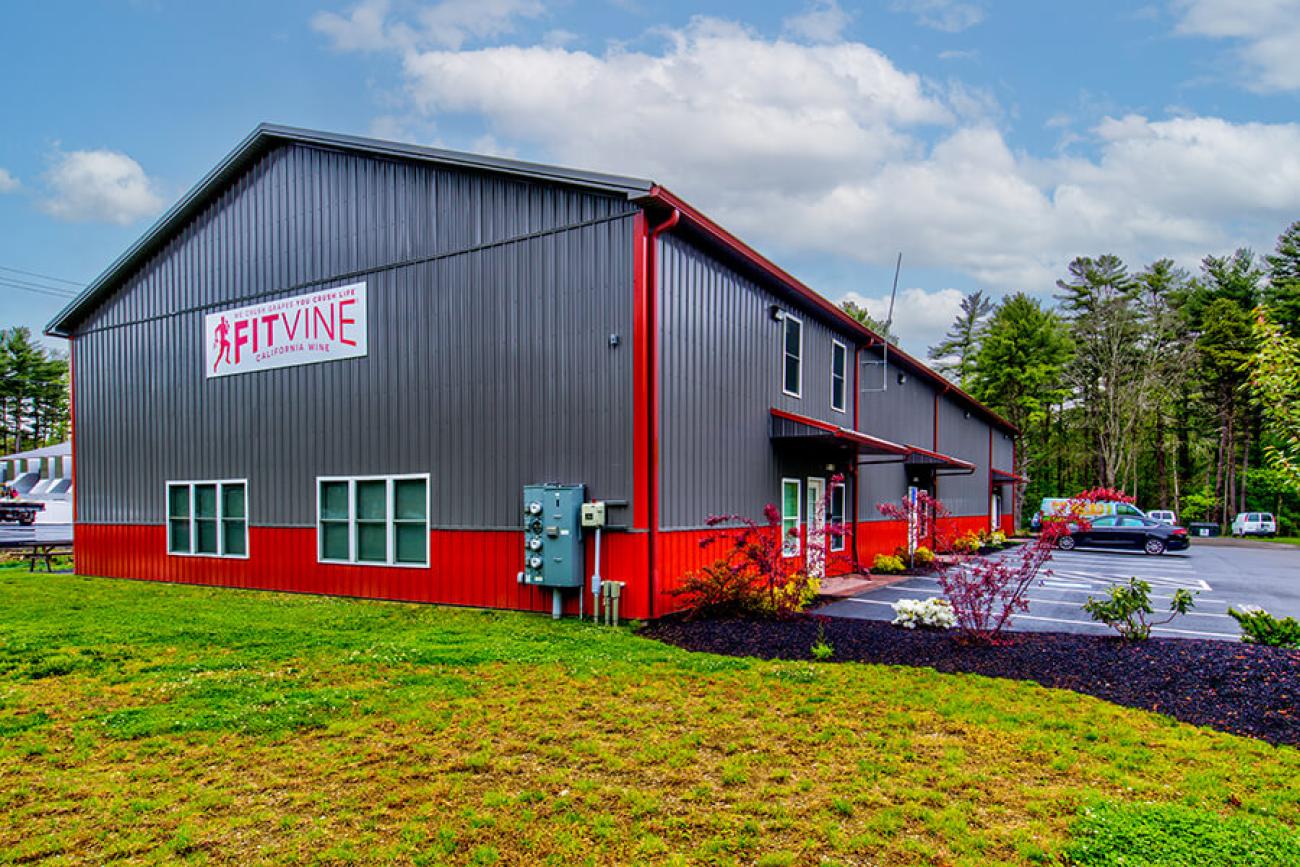 Grey Metal Commercial Building